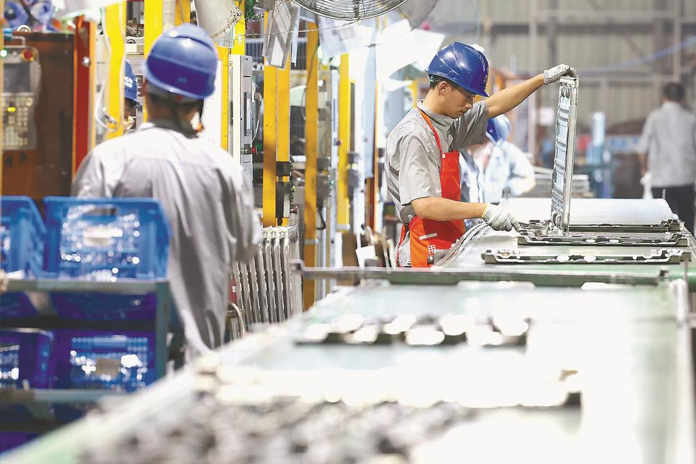 福州市長樂區多家企業搶生產、趕訂單